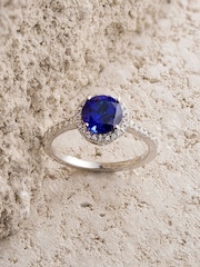The Diamond Store Saphire Astra 3.6ct Lab Diamond Halo Ring - Image 6 of 7