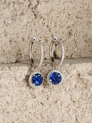The Diamond Store Ruby Astra 7ct Lab Diamond Halo Earrings - Image 4 of 7