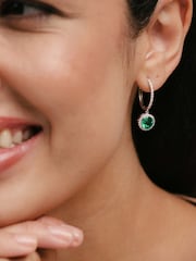 The Diamond Store Emerald Astra 7ct Lab Diamond Halo Earrings - Image 2 of 6