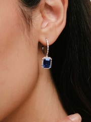 The Diamond Store Saphire Astra 4ct Lab Diamond Drop Earrings - Image 2 of 6
