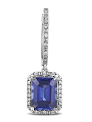 The Diamond Store Saphire Astra 4ct Lab Diamond Drop Earrings - Image 4 of 6
