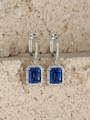 The Diamond Store Saphire Astra 4ct Lab Diamond Drop Earrings - Image 5 of 6