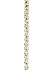 The Diamond Store White 0.19ct Diamond And 18K Vermeil Twist Bracelet - Image 4 of 5