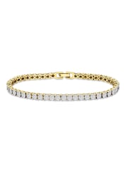 The Diamond Store White 18K Vermeil Diamond Set 0.57ct Tennis Bracelet - Image 1 of 7
