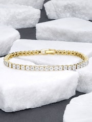 The Diamond Store White 18K Vermeil Diamond Set 0.57ct Tennis Bracelet - Image 2 of 7