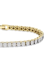 The Diamond Store White 18K Vermeil Diamond Set 0.57ct Tennis Bracelet - Image 3 of 7