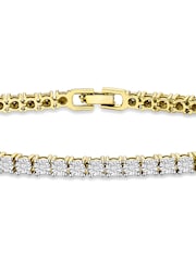 The Diamond Store White 18K Vermeil Diamond Set 0.57ct Tennis Bracelet - Image 4 of 7