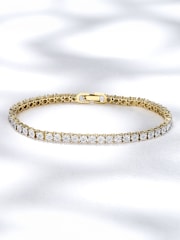 The Diamond Store White 18K Vermeil Diamond Set 0.57ct Tennis Bracelet - Image 6 of 7