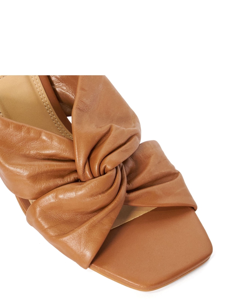 Dune London Brown Maizing Soft Twist Mules - Image 10 of 10