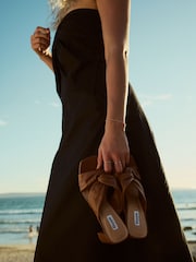 Dune London Brown Maizing Soft Twist Mules - Image 4 of 10