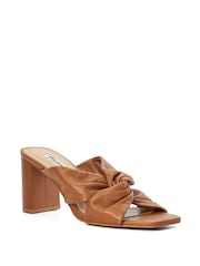 Dune London Brown Maizing Soft Twist Mules - Image 7 of 10