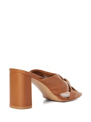 Dune London Brown Maizing Soft Twist Mules - Image 8 of 10
