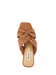 Dune London Brown Maizing Soft Twist Mules - Image 9 of 10