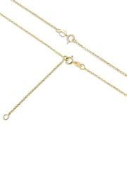 The Diamond Store Gold 1ct Lab Diamond 9k Halo Necklace - Image 4 of 6