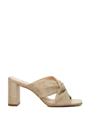 Dune London Natural Maizing Soft Twist Mules - Image 4 of 8