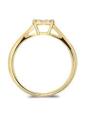 The Diamond Store White 0.25ct Lab Diamond Cluster Solitaire Ring - Image 3 of 7