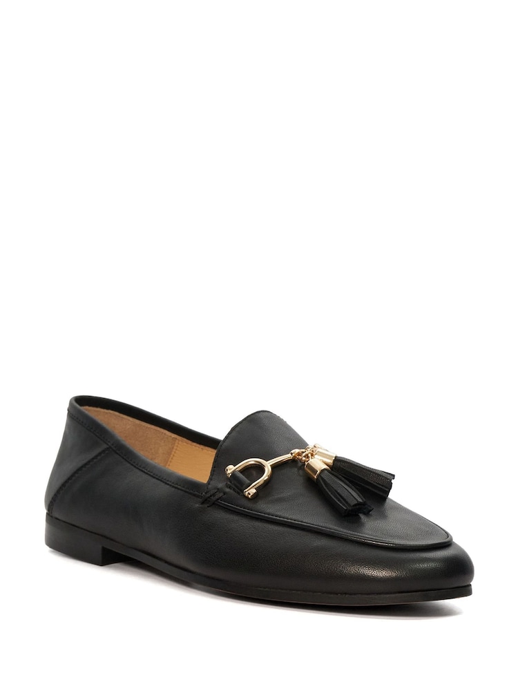 črna - Mokasini iz usnja z resicami Dune London Flexible Sole Greysons - Slika 2 iz 6 črna - Mokasini iz usnja z resicami Dune London Flexible Sole Greysons - Slika 2 iz 6