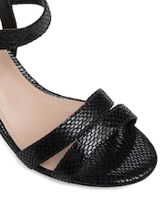 Dune London Black Standard Fit Merisa Block Heel Sandals - Image 6 of 6