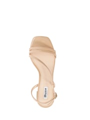 Dune London Pink Maryanna Low Block Heel Sandals - Image 4 of 6