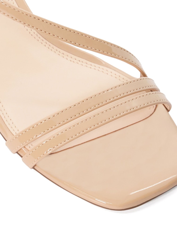 Dune London Pink Maryanna Low Block Heel Sandals - Image 6 of 6