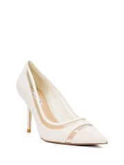 Dune London White Aurelia Vinyl Panel Courts - Image 3 of 7