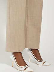 Dune London White Aurelia Vinyl Panel Courts - Image 7 of 7