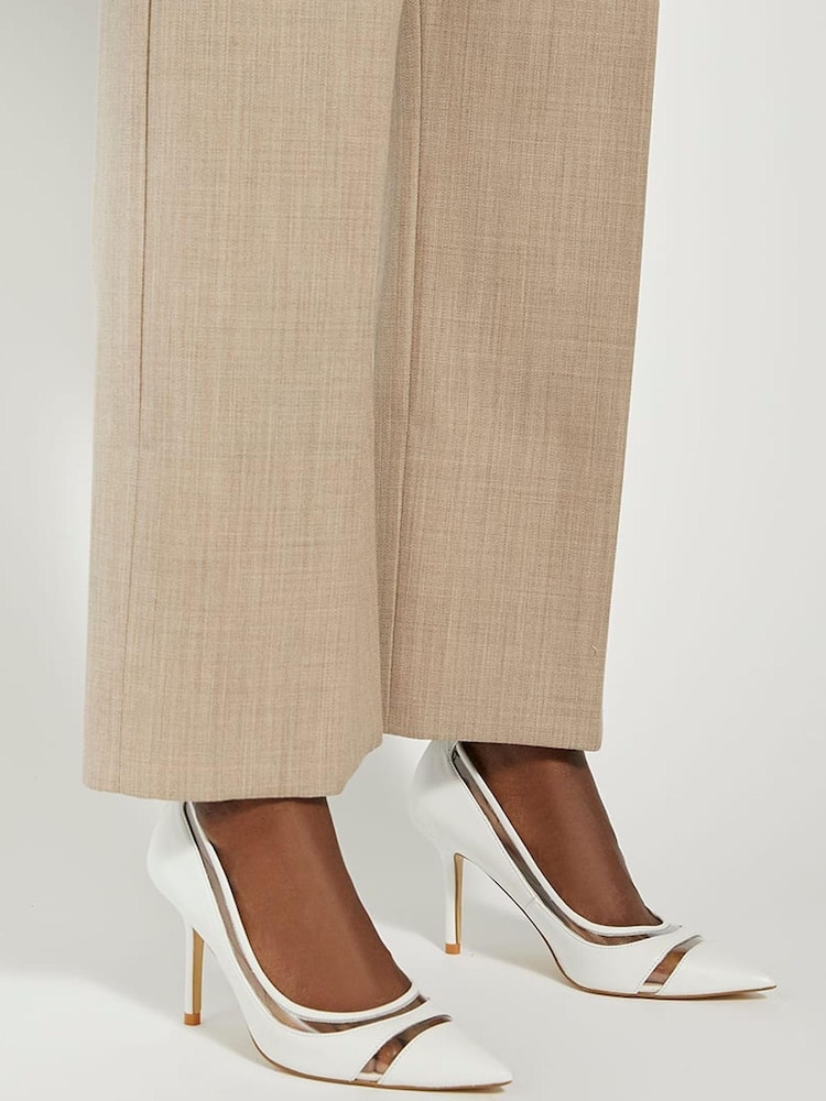 Dune London White Aurelia Vinyl Panel Courts - Image 7 of 7
