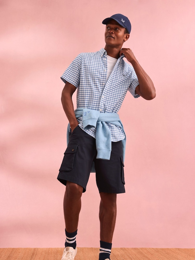 Azul - Pantalones cortos cargo de Crew Clothing - Imagen 1 de 9 Azul - Pantalones cortos cargo de Crew Clothing - Imagen 1 de 9