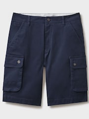Crew Clothing Blue Cargo Shorts - Image 8 of 8