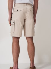 Crew Clothing Natural Cargo Shorts - Image 3 of 5