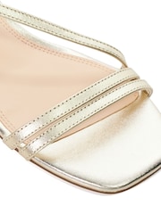 Dune London Gold Maryanna Low Block Heel Sandals - Image 7 of 7