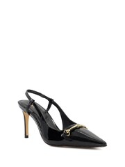Dune London Black Closest Comfort Snaffle Slingback Heels - Image 4 of 6