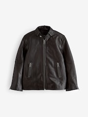 smALLSAINTS Black Boys Cora 100% Genuine Leather Jacket - Image 5 of 8