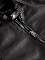 smALLSAINTS Black Boys Cora 100% Genuine Leather Jacket - Image 7 of 8
