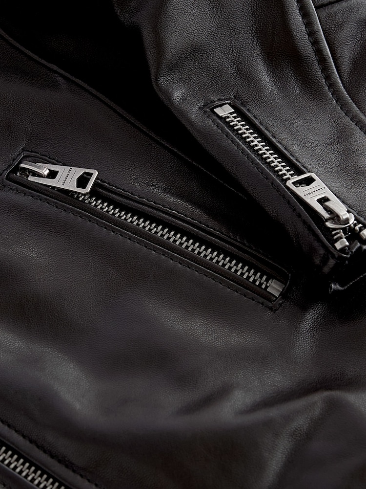 smALLSAINTS Black Boys Cora 100% Genuine Leather Jacket - Image 8 of 8