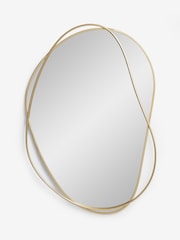 Gold Metal Organic Wall Mirror - Image 5 of 5