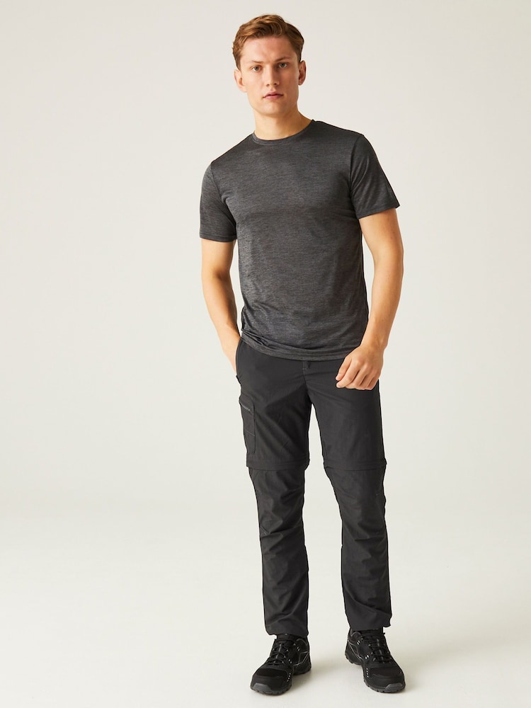 Regatta Black Leesville II Zip Over Trousers - Image 1 of 9