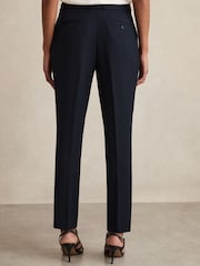 Reiss Navy Gabi Petite Slim Fit Suit Trousers - Image 6 of 7