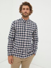 FatFace Blue Benton Check Shirt - Image 1 of 4