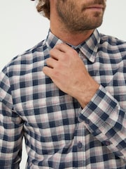 FatFace Blue Benton Check Shirt - Image 3 of 4