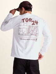 Tog 24 White Kaycee Premium Heavyweight Cotton Jersey Top - Image 3 of 7