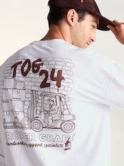 Tog 24 White Kaycee Premium Heavyweight Cotton Jersey Top - Image 6 of 7
