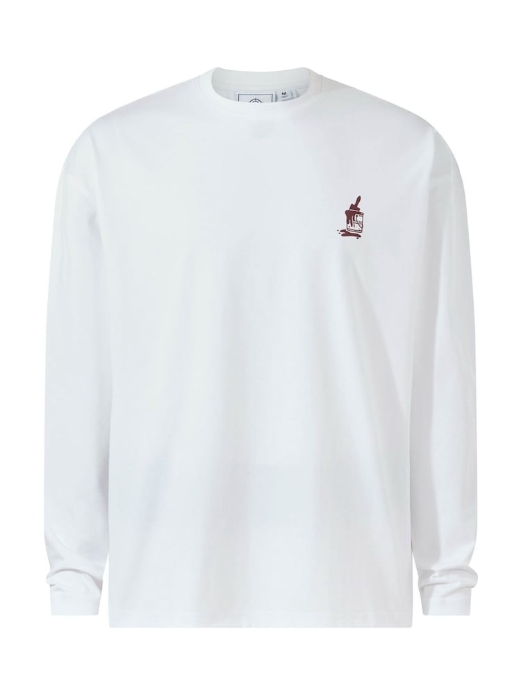 Tog 24 White Kaycee Premium Heavyweight Cotton Jersey Top - Image 7 of 7 Tog 24 White Kaycee Premium Heavyweight Cotton Jersey Top - Image 7 of 7