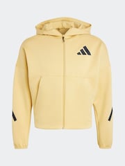 adidas Yellow Z.N.E. Full Zip Hoodie - Image 6 of 7