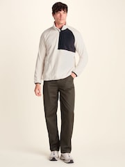 Tog 24 Cream Barker Midweight Microfleece Half Zip Pullover Fleece - Image 7 of 8