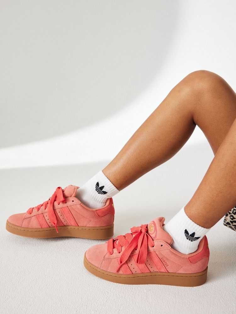 adidas Originals Pink Campus 00s Trainers - Image 1 of 14