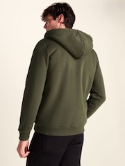 Zeleno - Tog 24 Ramsey Supersoft Sherpa Lined Zip Hoodie - Slika 3 od 6