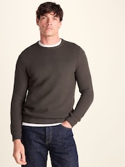 Brun - Tog 24 Ethan Rund hals Knit Jumper - Bild 1 av 6