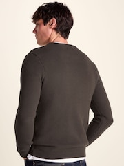 Brun - Tog 24 Ethan Rund hals Knit Jumper - Bild 3 av 6