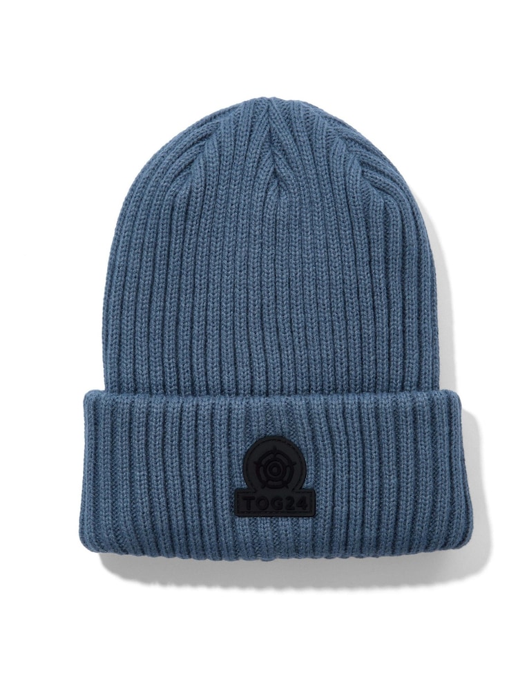 Tog 24 Blue Burke Knitted Hat - Image 5 of 5 Tog 24 Blue Burke Knitted Hat - Image 5 of 5